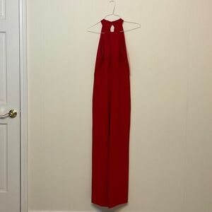 Julia Jordan RED Halter Jumpsuit